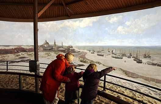 Una tela lunga 120 metri e alta 14 per il Panorama dello Scheveningen dell’epoca