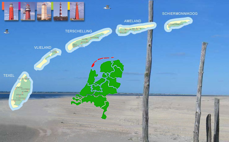 Le Isole ddella Frisia, la Mappa Geografica