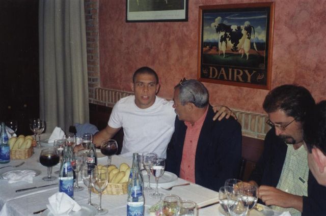 Domenico la Sala con Ronaldo